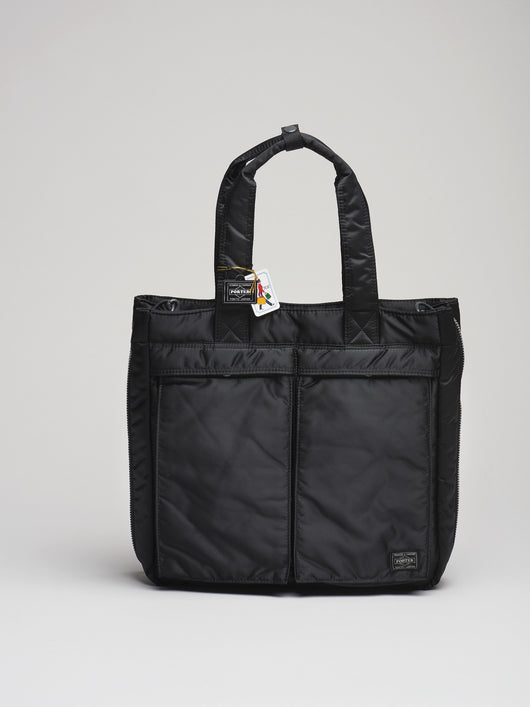 2 Way Tote Bag, Black