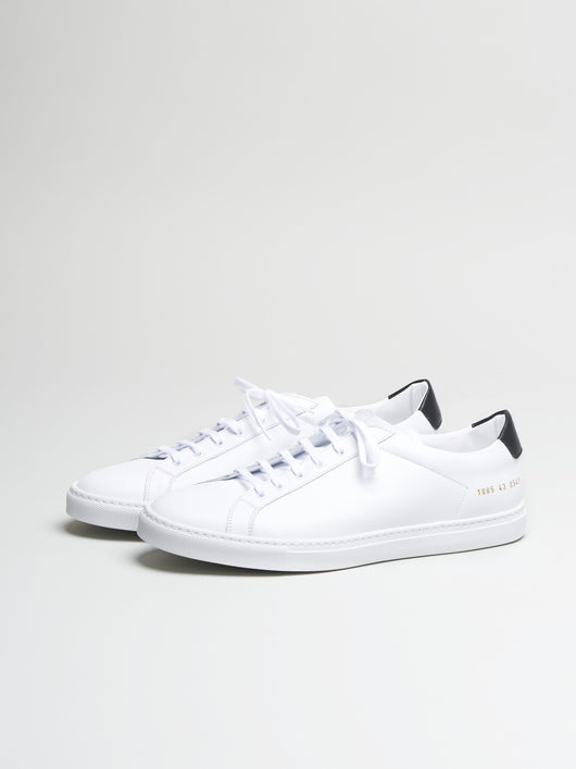 Achilles Retro Low, White/Black