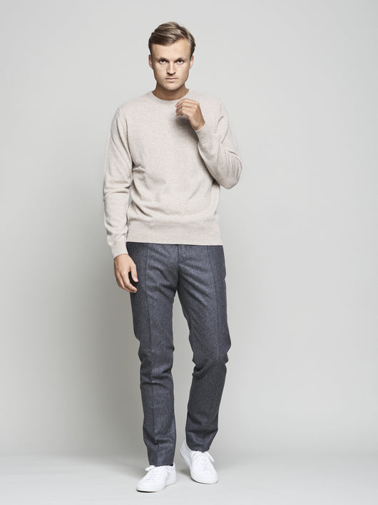 Cashmere Crew, Beige
